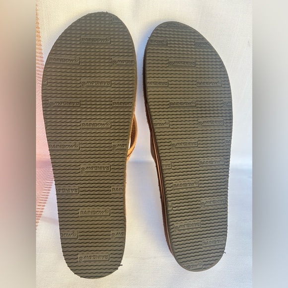 The Willow Double Layer Arch Support Premier Leather Rainbow Sandals - Picture 7 of 9